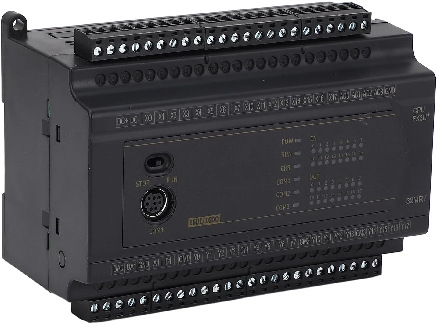 کنترلر منطقی قابل برنامه ریزی Cryfokt PLC، برد کنترل PLC DC24V با 16 ورودی و خروجی، منبع تغذیه 24 ولت DC، برد کنترل صنعتی با RS232، پورت های ارتباطی