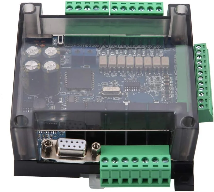 کنترلر منطقی قابل برنامه ریزی (PLC) FX3U-14MR با 8 ورودی و 6 خروجی، برد کنترل صنعتی قابل حمل