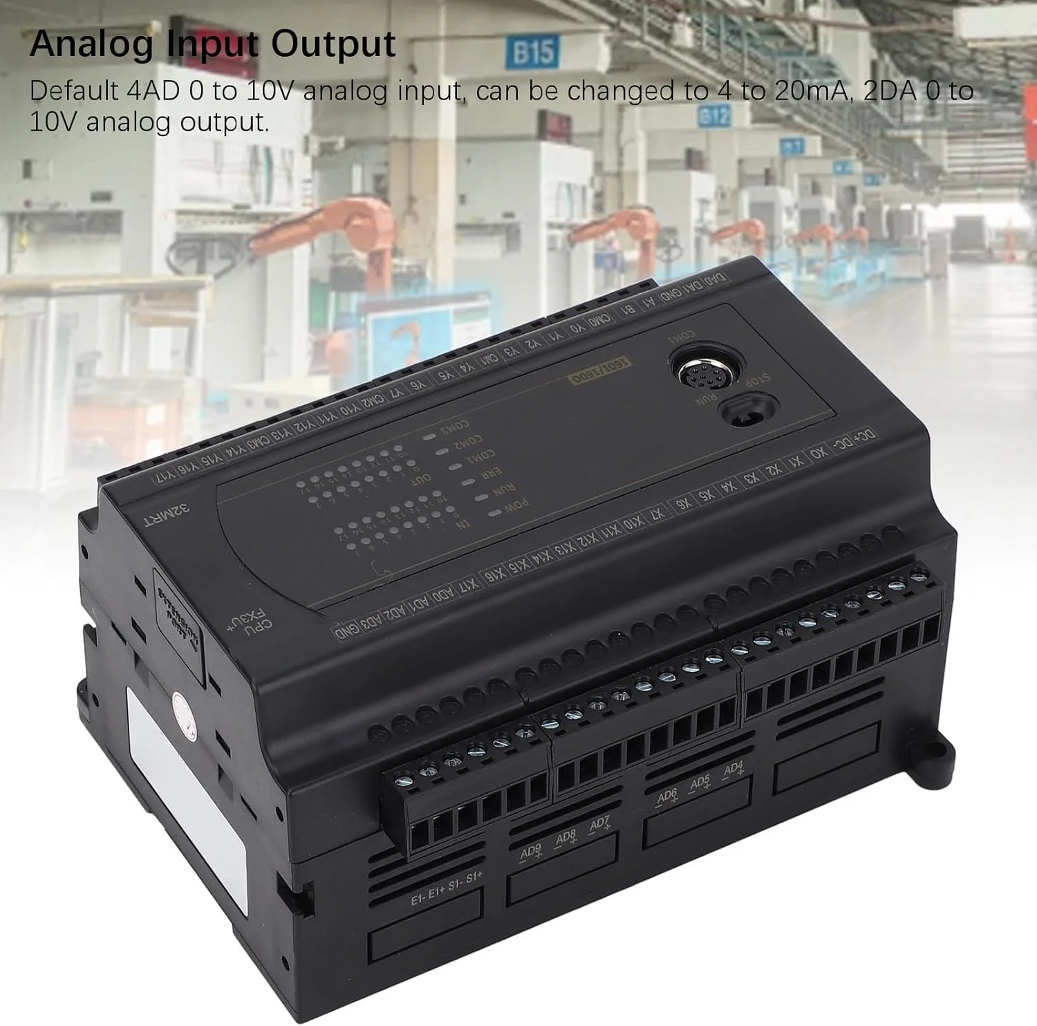 کنترلر منطقی قابل برنامه ریزی Cryfokt PLC، برد کنترل PLC DC24V با 16 ورودی و خروجی، منبع تغذیه 24 ولت DC، برد کنترل صنعتی با RS232، پورت های ارتباطی کنترلر منطقی قابل برنامه ریزی Cryfokt PLC، برد کنترل PLC DC24V با 16 ورودی و خروجی، منبع تغذیه 24 ولت DC، برد کنترل صنعتی با RS232، پورت های ارتباطی