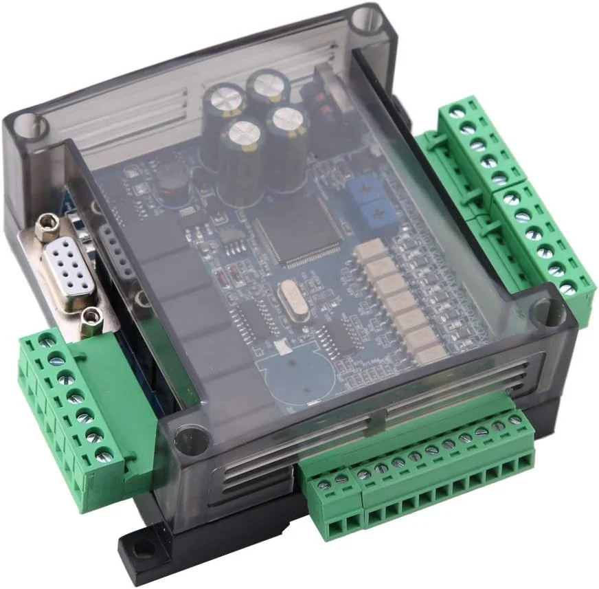 کنترلر منطقی قابل برنامه ریزی (PLC) FX3U-14MR با 8 ورودی و 6 خروجی، برد کنترل صنعتی قابل حمل