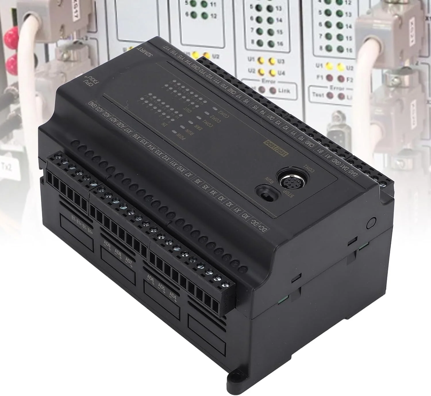 کنترلر منطقی قابل برنامه ریزی Cryfokt PLC، برد کنترل PLC DC24V با 16 ورودی و خروجی، منبع تغذیه 24 ولت DC، برد کنترل صنعتی با RS232، پورت های ارتباطی کنترلر منطقی قابل برنامه ریزی Cryfokt PLC، برد کنترل PLC DC24V با 16 ورودی و خروجی، منبع تغذیه 24 ولت DC، برد کنترل صنعتی با RS232، پورت های ارتباطی