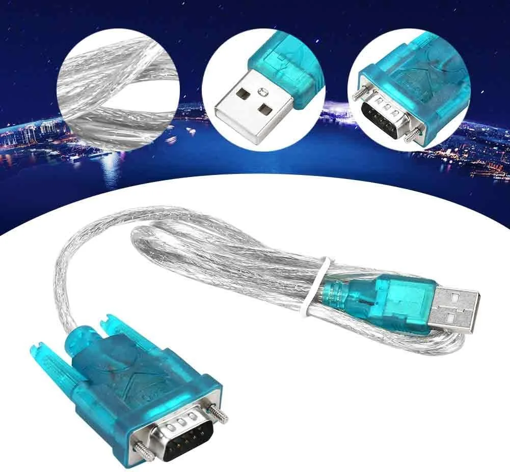 کابل برنامه نویسی Eujgoov، مبدل آداپتور کابل برنامه نویسی سریال USB به RS232 جایگزین کابل PLC کابل برنامه نویسی Eujgoov، مبدل آداپتور کابل برنامه نویسی سریال USB به RS232 جایگزین کابل PLC