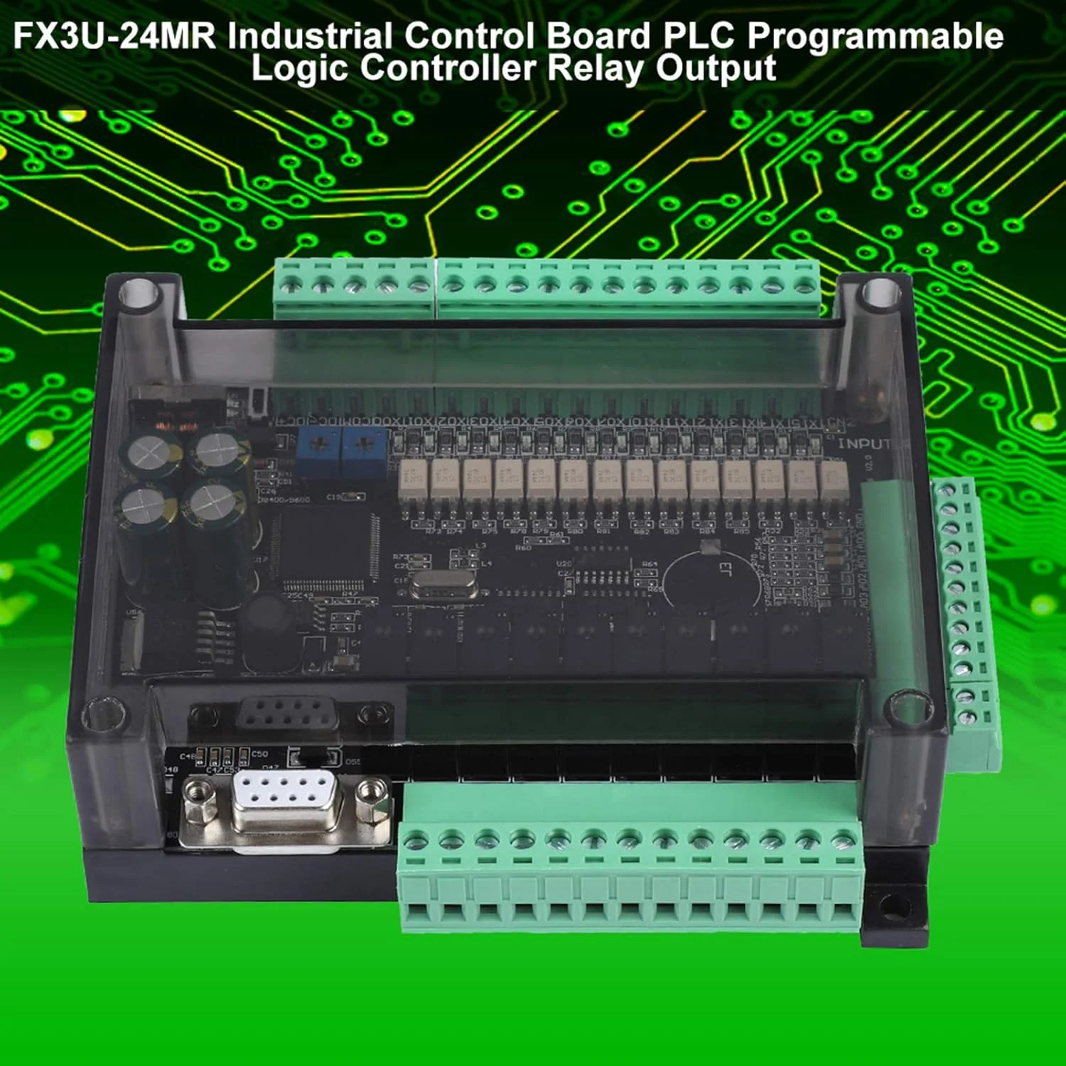 کنترلر PLC گشیدا، برد کنترل صنعتی FX3U-24MR PLC خروجی رله منطقی قابل برنامه ریزی پشتیبانی از GX Developer GX-work2 پشتیبانی از اتصال HMI کنترلر PLC گشیدا، برد کنترل صنعتی FX3U-24MR PLC خروجی رله منطقی قابل برنامه ریزی پشتیبانی از GX Developer GX-work2 پشتیبانی از اتصال HMI
