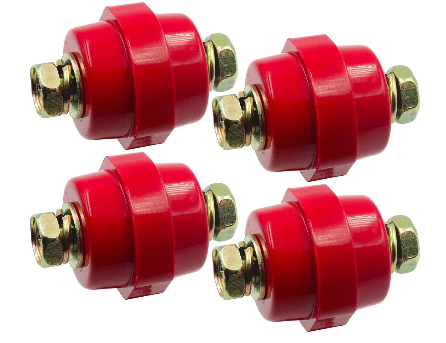 عایق شینه LBY مدل SM-30، عایق های جداکننده پلی استر با پیچ (M8)، نگهدارنده عایق شینه با مقاومت بالا، رزین (قرمز)، 4 عدد عایق شینه LBY مدل SM-30، عایق های جداکننده پلی استر با پیچ (M8)، نگهدارنده عایق شینه با مقاومت بالا، رزین (قرمز)، 4 عدد
