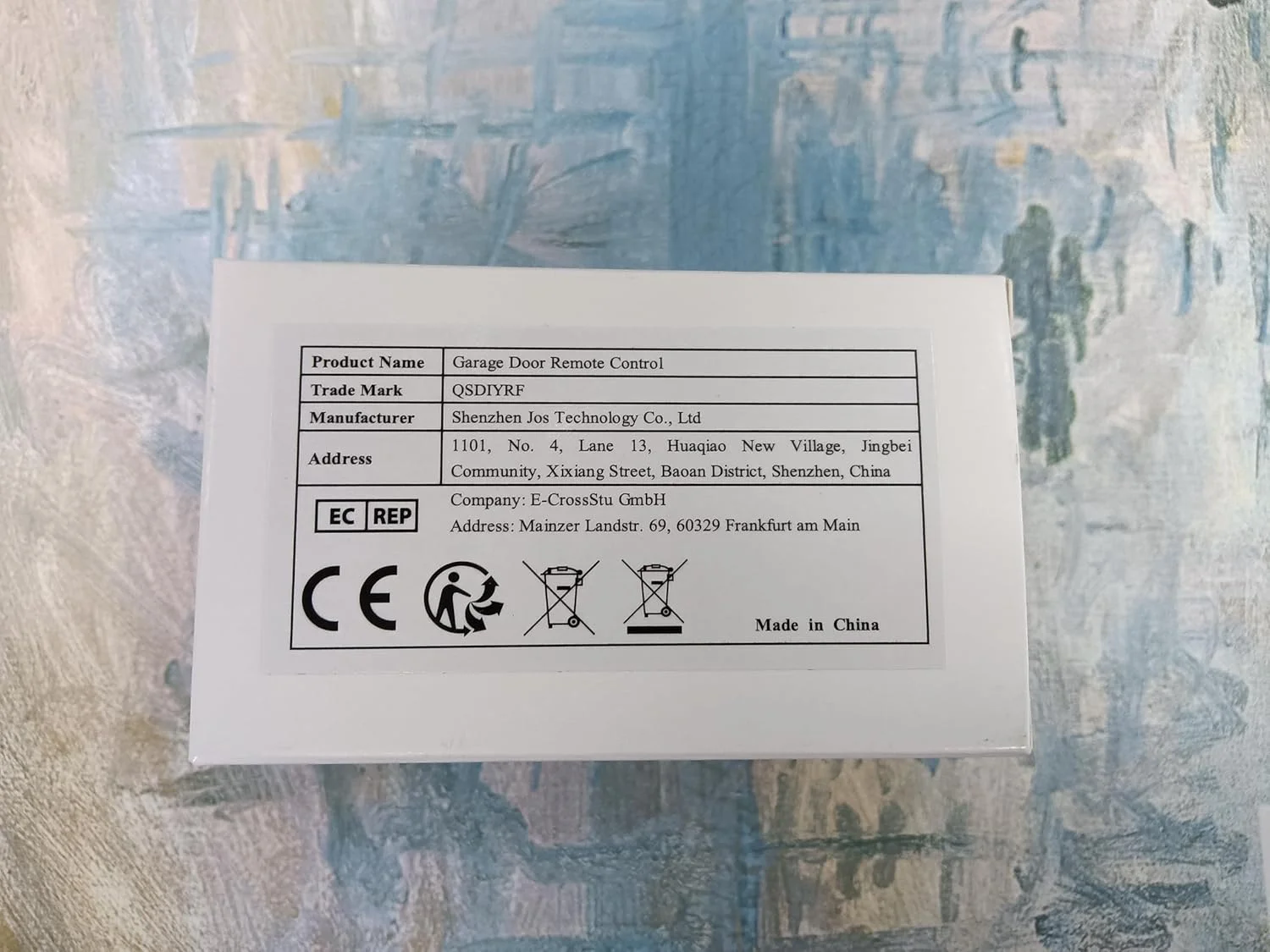 ریموت کنترل درب 433.92 مگاهرتز QSDIYRF با کد ثابت، ریموت کنترل درب بازکن، دستگاه تکثیر ریموت کنترل گاراژ، تجهیزات درب گاراژ، بسته 2 عددی (دفترچه راهنمای انگلیسی-ایتالیایی) ریموت کنترل درب 433.92 مگاهرتز QSDIYRF با کد ثابت، ریموت کنترل درب بازکن، دستگاه تکثیر ریموت کنترل گاراژ، تجهیزات درب گاراژ، بسته 2 عددی (دفترچه راهنمای انگلیسی-ایتالیایی)