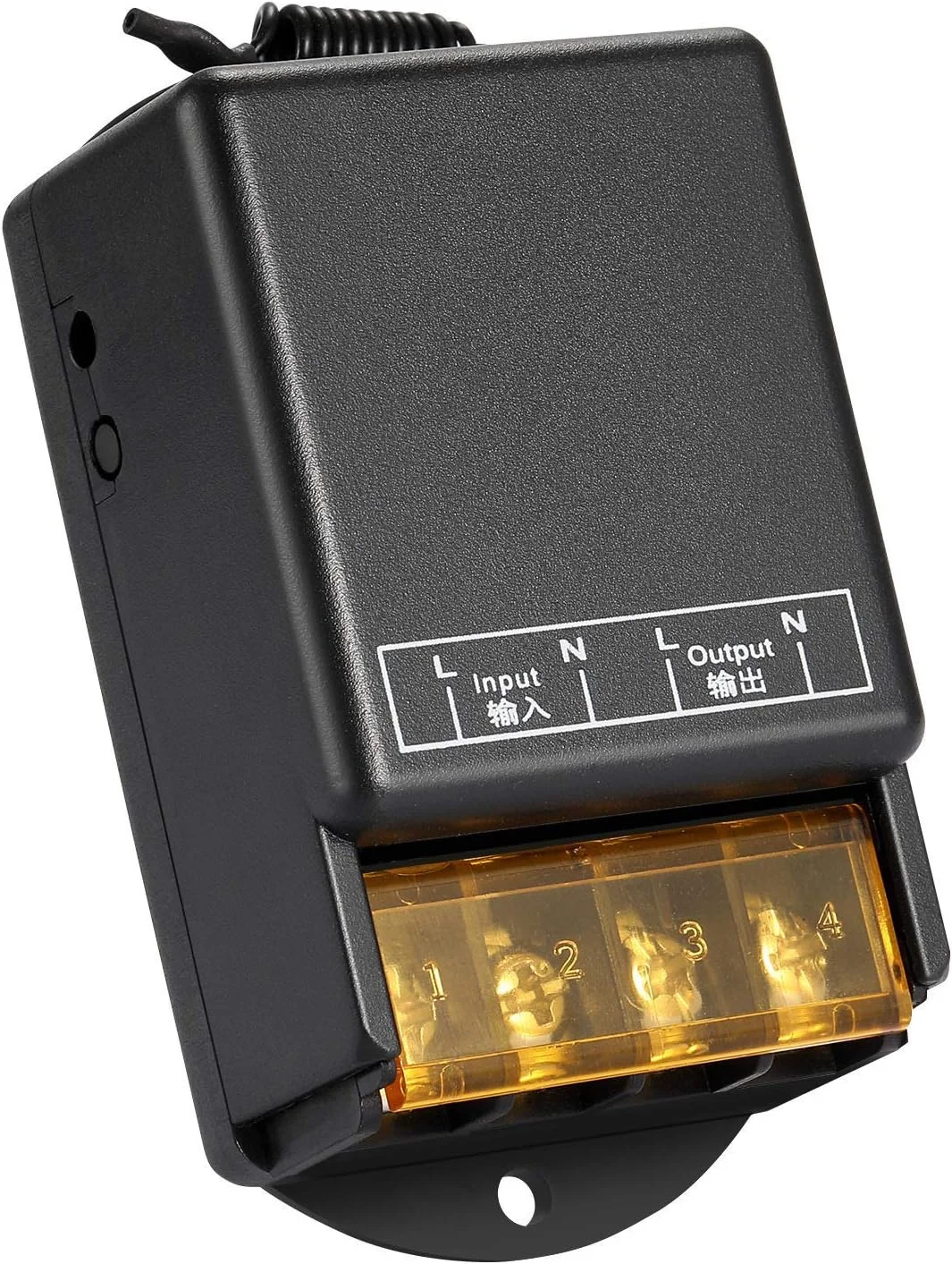 کلید ریموت کنترل بی سیم Szyafei، رله 30 آمپر بی سیم RF با ولتاژ 110V/120V/240V برای لوازم خانگی، پمپ، چراغ های سقفی و تجهیزات الکتریکی با برد طولانی 328 فوت (مشکی)…… کلید ریموت کنترل بی سیم Szyafei، رله 30 آمپر بی سیم RF با ولتاژ 110V/120V/240V برای لوازم خانگی، پمپ، چراغ های سقفی و تجهیزات الکتریکی با برد طولانی 328 فوت (مشکی)……