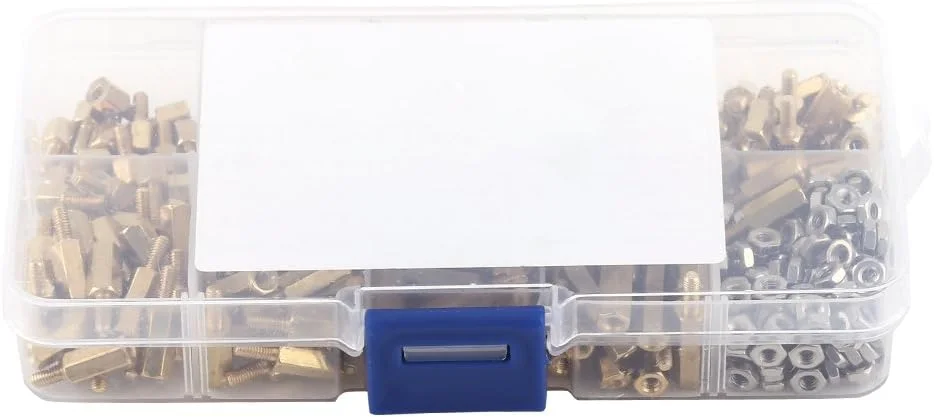 مجموعه 360 عددی مهره های شش گوش، مجموعه استندآف M2.5، ضد آب، رسانایی حرارتی خوب، برای صنایع ماشین آلات، صنایع الکترونیک، تجهیزات تست