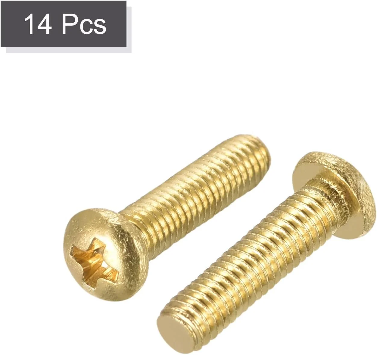 پیچهای ماشینی برنجی، M3x12mm پیچهای سر گرد فیلیپس برای مبلمان، تجهیزات اداری، الکترونیک 14 عدد پیچهای ماشینی برنجی، M3x12mm پیچهای سر گرد فیلیپس برای مبلمان، تجهیزات اداری، الکترونیک 14 عدد