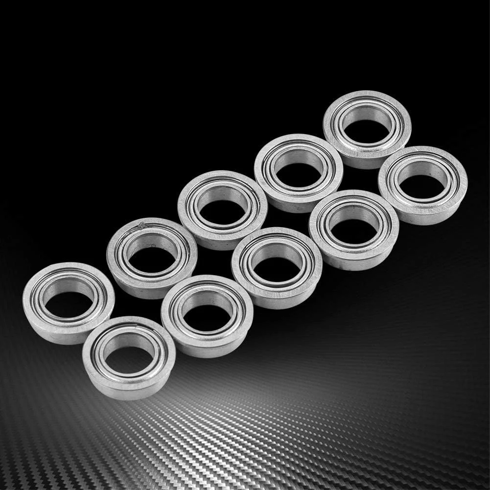 بلبرینگ های شیاندونگ ام تی - 10 عدد بلبرینگ فلنج دار مینیاتوری استیل ضد زنگ 6x10x3 میلی متر MF106ZZ مناسب برای ماشین ابزار و تجهیزات الکترونیکی بلبرینگ های شیاندونگ ام تی - 10 عدد بلبرینگ فلنج دار مینیاتوری استیل ضد زنگ 6x10x3 میلی متر MF106ZZ مناسب برای ماشین ابزار و تجهیزات الکترونیکی