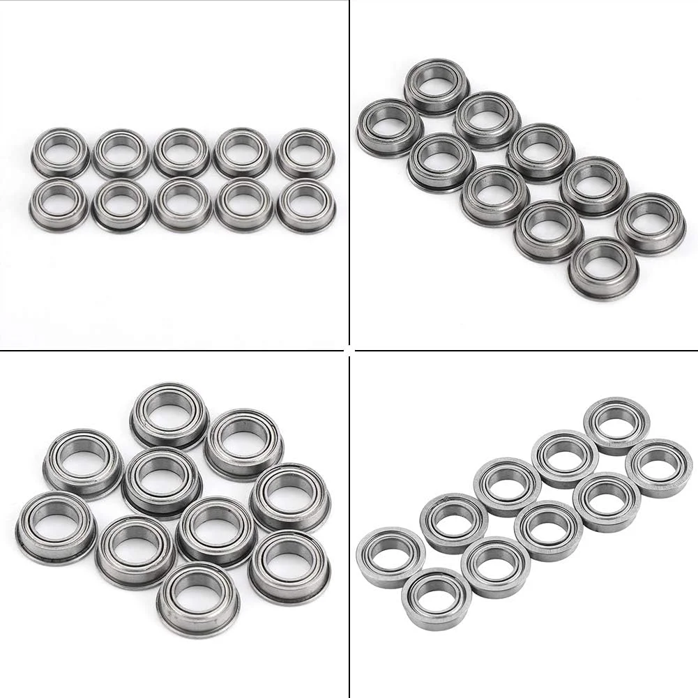 بلبرینگ های شیاندونگ ام تی - 10 عدد بلبرینگ فلنج دار مینیاتوری استیل ضد زنگ 6x10x3 میلی متر MF106ZZ مناسب برای ماشین ابزار و تجهیزات الکترونیکی بلبرینگ های شیاندونگ ام تی - 10 عدد بلبرینگ فلنج دار مینیاتوری استیل ضد زنگ 6x10x3 میلی متر MF106ZZ مناسب برای ماشین ابزار و تجهیزات الکترونیکی