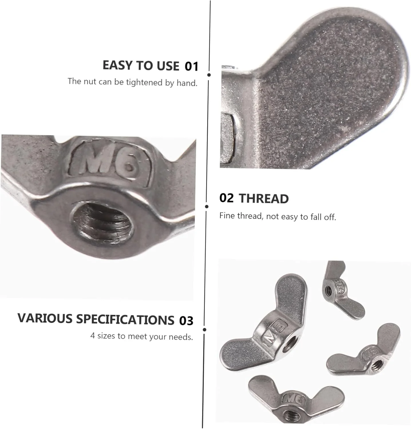 کیت 60 عددی پیچ و مهره، کیت ابزار رزوه، کیت ترکیبی، استیل ضد زنگ و لوازم جانبی ابزار DIY، سخت افزارهای دستگاه الکترونیکی ماشین، سخت افزارهای دستگاه ماشین با تجهیزات دستی m8 کیت 60 عددی پیچ و مهره، کیت ابزار رزوه، کیت ترکیبی، استیل ضد زنگ و لوازم جانبی ابزار DIY، سخت افزارهای دستگاه الکترونیکی ماشین، سخت افزارهای دستگاه ماشین با تجهیزات دستی m8