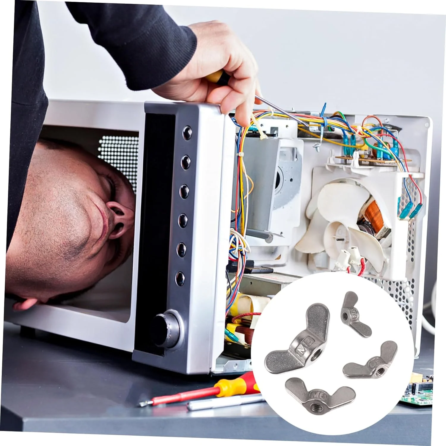 کیت 60 عددی پیچ و مهره، کیت ابزار رزوه، کیت ترکیبی، استیل ضد زنگ و لوازم جانبی ابزار DIY، سخت افزارهای دستگاه الکترونیکی ماشین، سخت افزارهای دستگاه ماشین با تجهیزات دستی m8 کیت 60 عددی پیچ و مهره، کیت ابزار رزوه، کیت ترکیبی، استیل ضد زنگ و لوازم جانبی ابزار DIY، سخت افزارهای دستگاه الکترونیکی ماشین، سخت افزارهای دستگاه ماشین با تجهیزات دستی m8