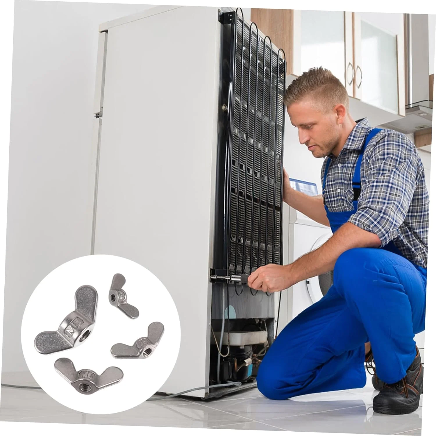 کیت 60 عددی پیچ و مهره، کیت ابزار رزوه، کیت ترکیبی، استیل ضد زنگ و لوازم جانبی ابزار DIY، سخت افزارهای دستگاه الکترونیکی ماشین، سخت افزارهای دستگاه ماشین با تجهیزات دستی m8 کیت 60 عددی پیچ و مهره، کیت ابزار رزوه، کیت ترکیبی، استیل ضد زنگ و لوازم جانبی ابزار DIY، سخت افزارهای دستگاه الکترونیکی ماشین، سخت افزارهای دستگاه ماشین با تجهیزات دستی m8