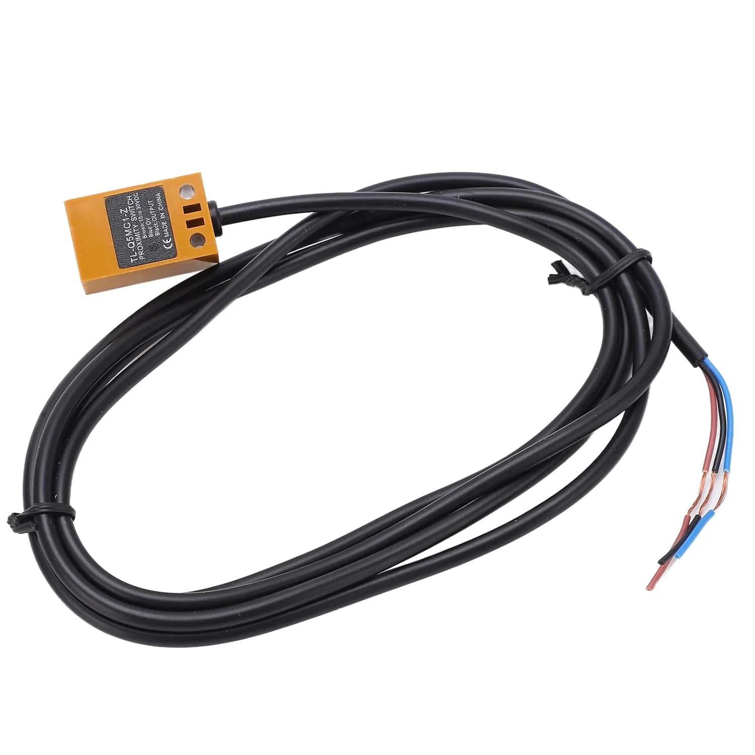 سنسور مجاورتی HOKVJ، فاصله تشخیص 5 میلی متر DC 10-30V 3 سیم NPN، مناسب برای تجهیزات الکترونیکی صنعتی