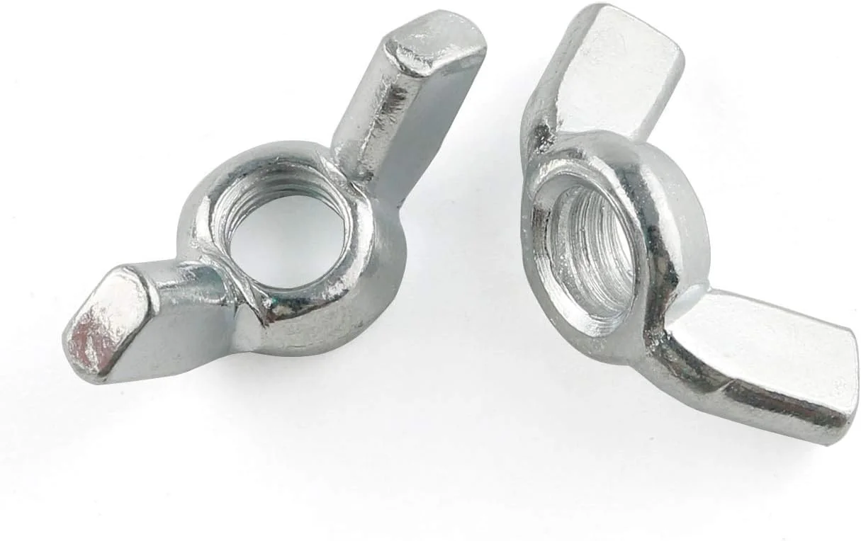 ای-اوت‌استندینگ 20 عدد مهره پروانه‌ای 5/16 اینچ، مهره‌های بالدار با روکش روی، قطعات اتصال دهنده برای ماشین‌آلات و تجهیزات، تجهیزات الکترونیکی، تجهیزات ارتباطی