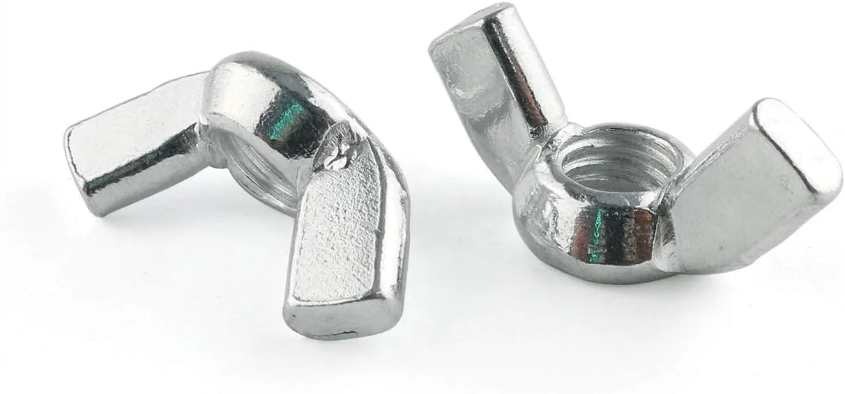 ای-اوت‌استندینگ 20 عدد مهره پروانه‌ای 5/16 اینچ، مهره‌های بالدار با روکش روی، قطعات اتصال دهنده برای ماشین‌آلات و تجهیزات، تجهیزات الکترونیکی، تجهیزات ارتباطی