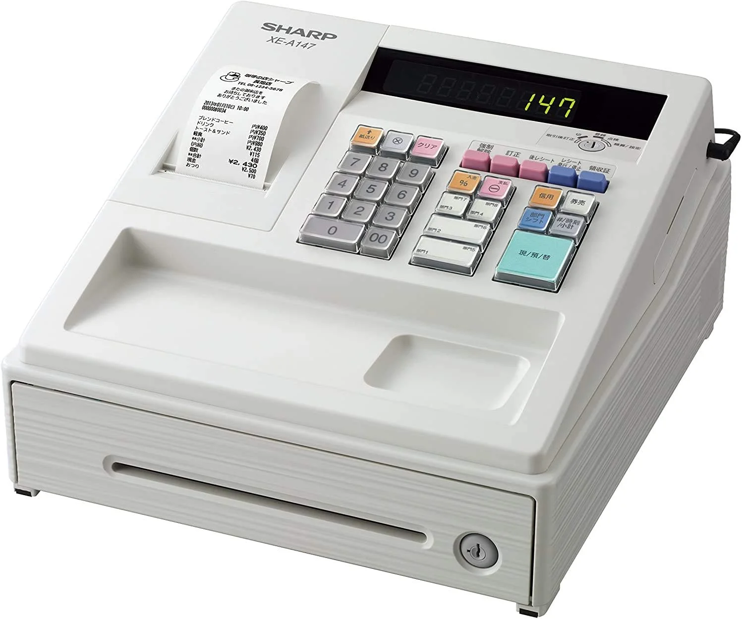 دستگاه صندوق فروشگاهی شارپ مدل XE-A147-WH