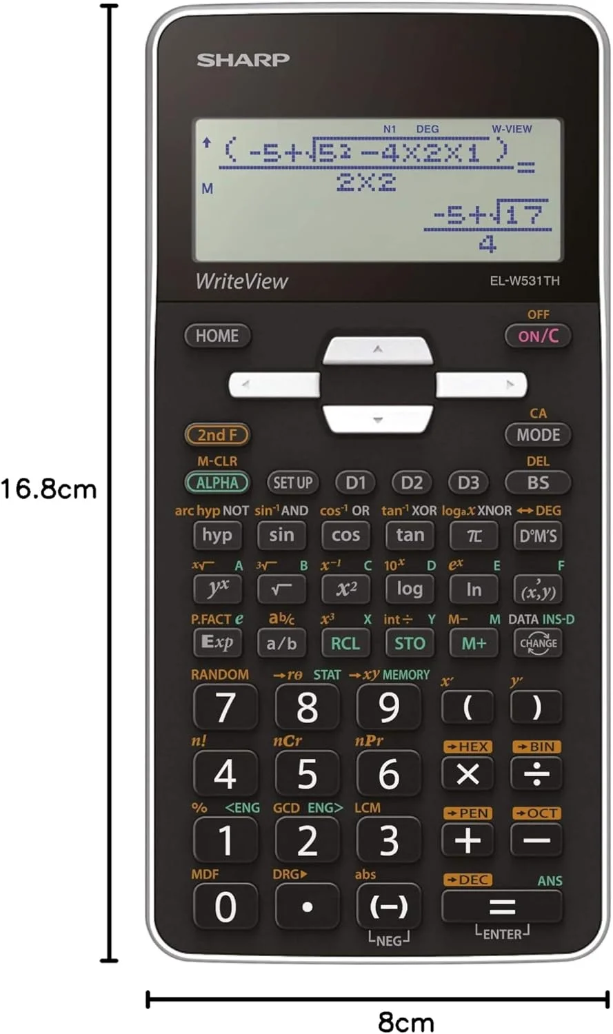 ماشین حساب مهندسی شارپ مدل SH-ELW531THWH ماشین حساب مهندسی شارپ مدل SH-ELW531THWH