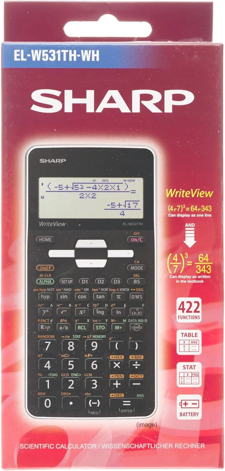 ماشین حساب مهندسی شارپ مدل SH-ELW531THWH ماشین حساب مهندسی شارپ مدل SH-ELW531THWH