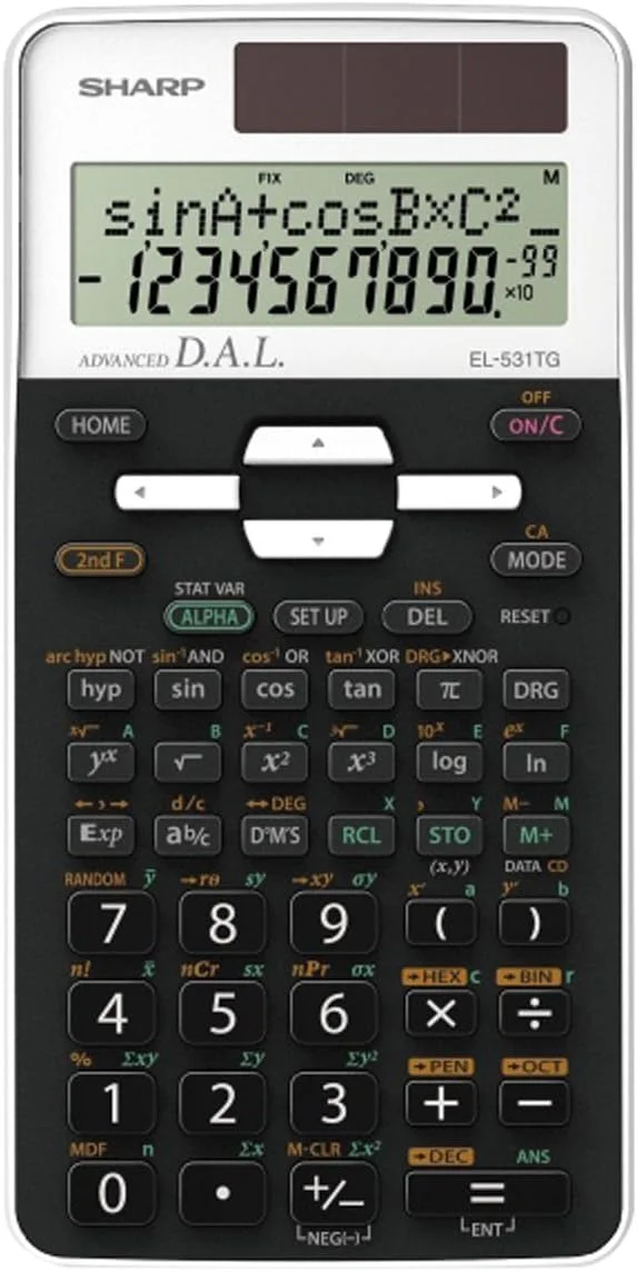 ماشین حساب علمی شارپ SH-EL531TGWH