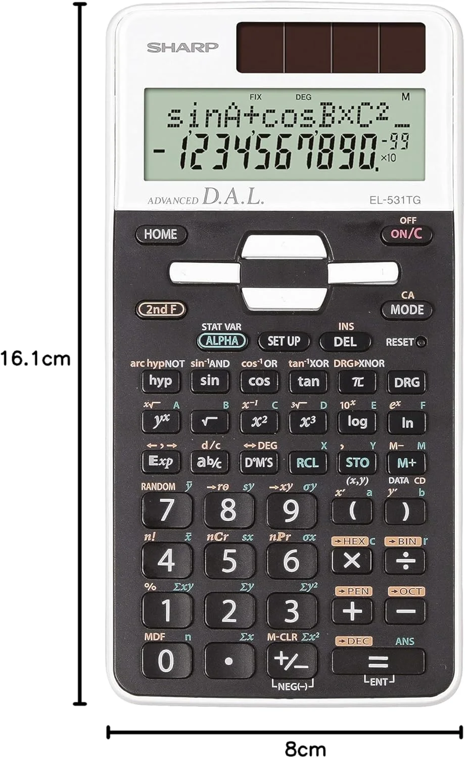 ماشین حساب علمی شارپ SH-EL531TGWH ماشین حساب علمی شارپ SH-EL531TGWH