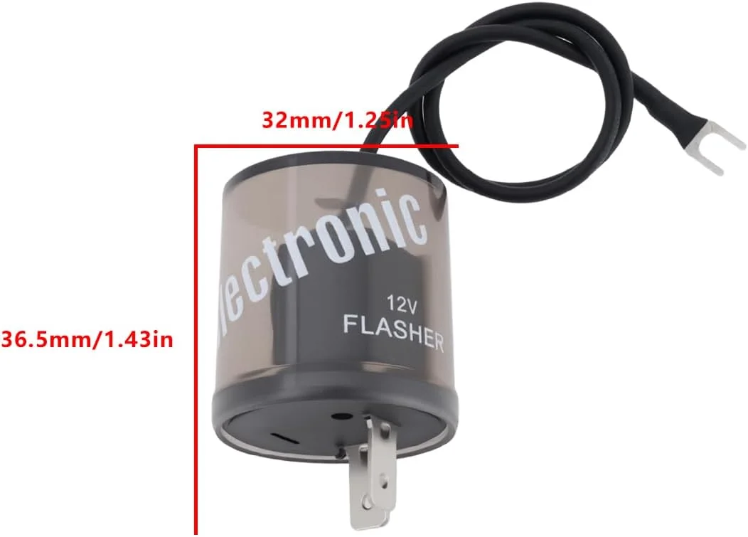 رله نشانگر LED دو پین ECSiNG مدل EF32RLNP 12 ولت برای خودروهای برقی و موتورسیکلت های برقی رله نشانگر LED دو پین ECSiNG مدل EF32RLNP 12 ولت برای خودروهای برقی و موتورسیکلت های برقی