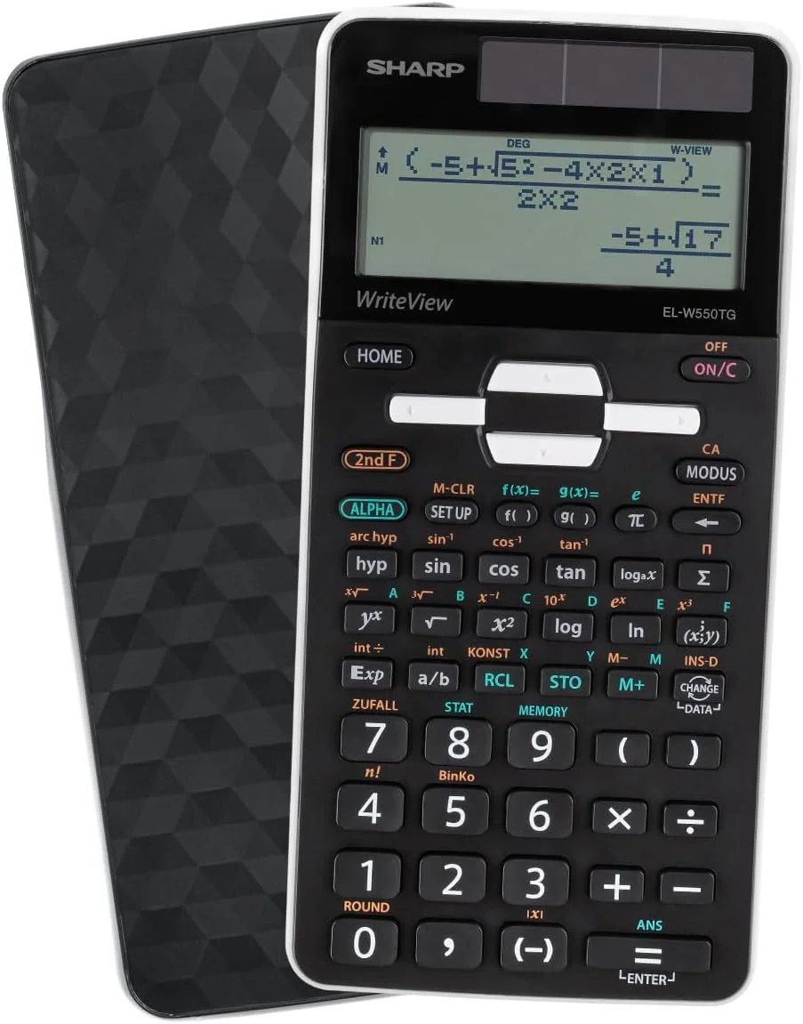 ماشین حساب علمی شارپ EL-W550TG (ورودی D.A.L، خورشیدی، WriteView) مشکی ماشین حساب علمی شارپ EL-W550TG (ورودی D.A.L، خورشیدی، WriteView) مشکی