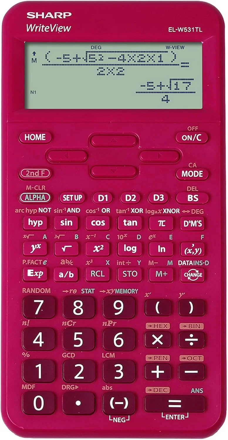 ماشین حساب علمی شارپ مدل EL-W531TL RD