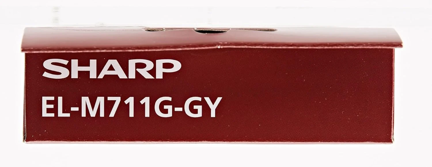 ماشین حساب رومیزی شارپ EL-M711GGY با صفحه نمایش 10 رقمی و طراحی شیشه ای ماشین حساب رومیزی شارپ EL-M711GGY با صفحه نمایش 10 رقمی و طراحی شیشه ای