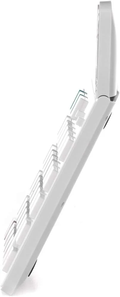 ماشین حساب رومیزی شارپ مدل EL-340W با باتری خورشیدی و صفحه نمایش متحرک - سفید ماشین حساب رومیزی شارپ مدل EL-340W با باتری خورشیدی و صفحه نمایش متحرک - سفید