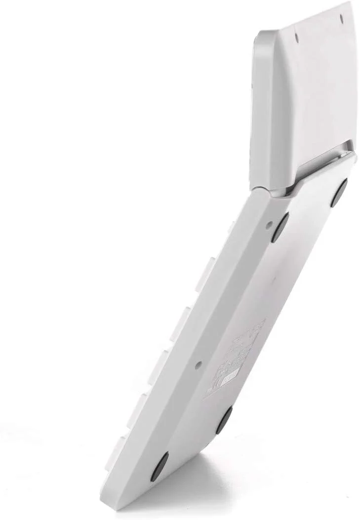 ماشین حساب رومیزی شارپ مدل EL-340W با باتری خورشیدی و صفحه نمایش متحرک - سفید ماشین حساب رومیزی شارپ مدل EL-340W با باتری خورشیدی و صفحه نمایش متحرک - سفید