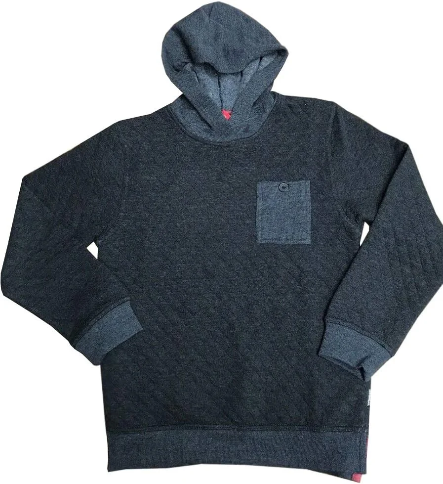 هودی پسرانه UNIONBAY مدل Quilted Pullover (ذغالی، مدیوم)