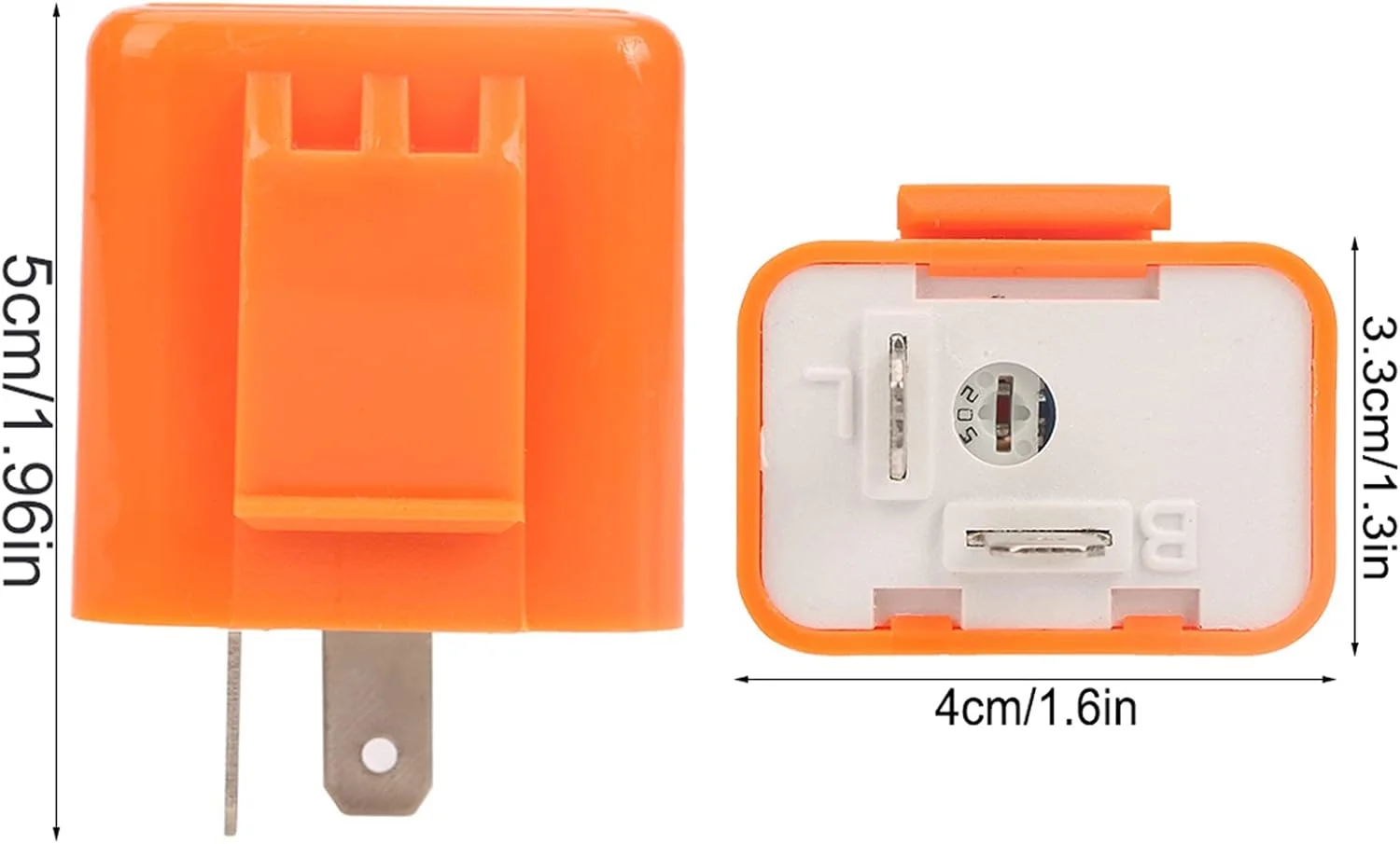 رله فلاشر 2 پین قابل تنظیم، رله نشانگر 5 عددی 12 ولت DC LED برای موتور سیکلت/خودرو/دوچرخه، نشانگر راهنما، سایر لوازم جانبی الکتریکی رله فلاشر 2 پین قابل تنظیم، رله نشانگر 5 عددی 12 ولت DC LED برای موتور سیکلت/خودرو/دوچرخه، نشانگر راهنما، سایر لوازم جانبی الکتریکی