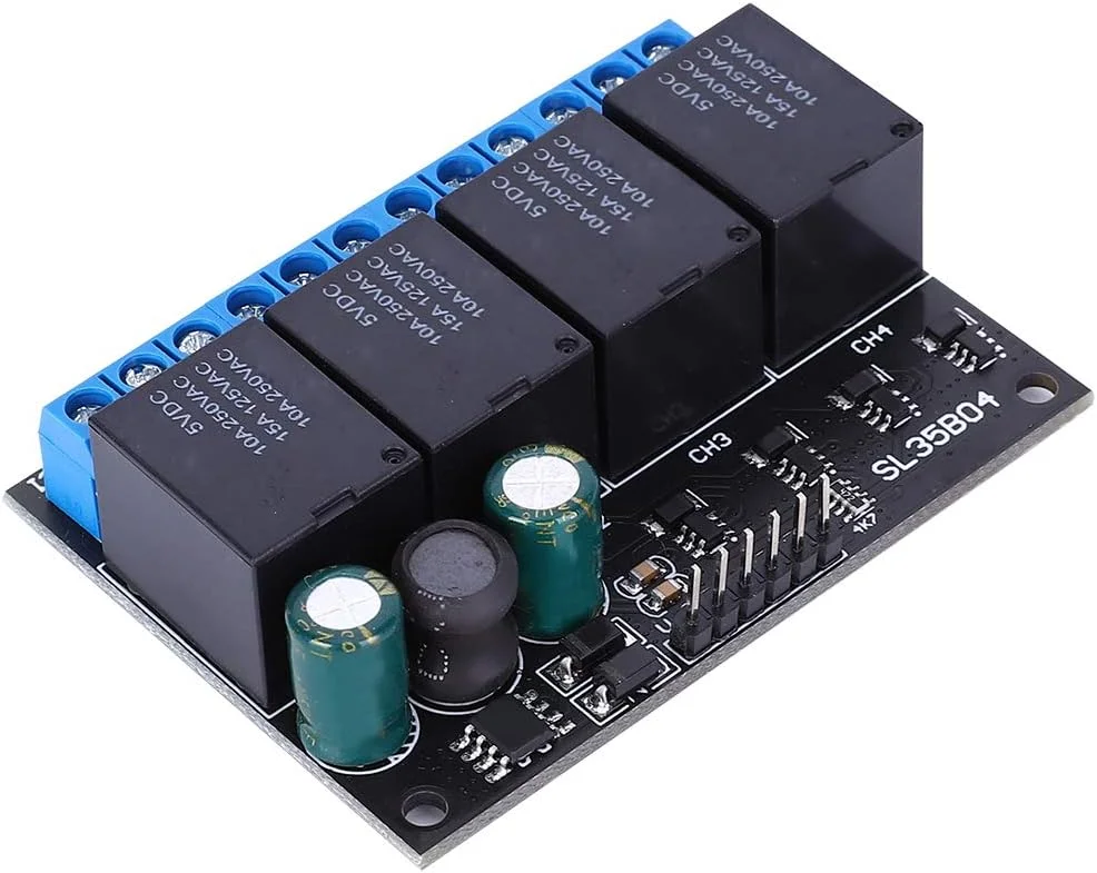 ماژول رله TISTIK DC 9V 12V 24V سوئیچ پورت MCU IO لوازم الکتریکی برای تجهیزات الکتریکی