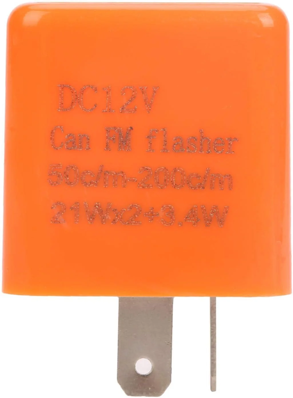 رله فلاشر 2 پین قابل تنظیم 5 عددی 12 ولت DC LED برای موتور سیکلت/خودرو/دوچرخه، نشانگر راهنما، سایر لوازم جانبی الکتریکی