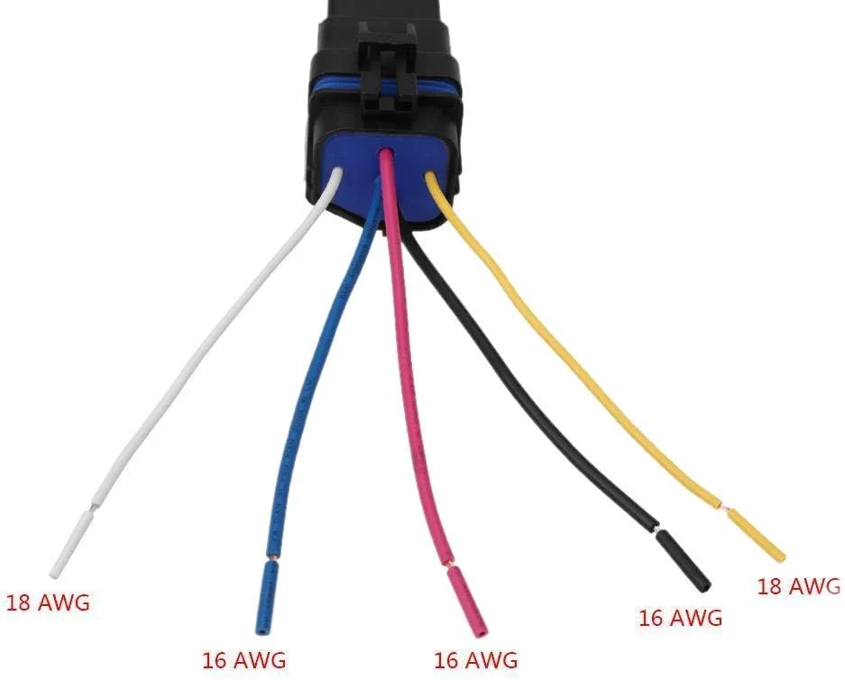 LZFuiop رله خودرویی ضد آب یکپارچه الکتریکی DC/12V 40A رله اتوماتیک و سوکت 5 پین