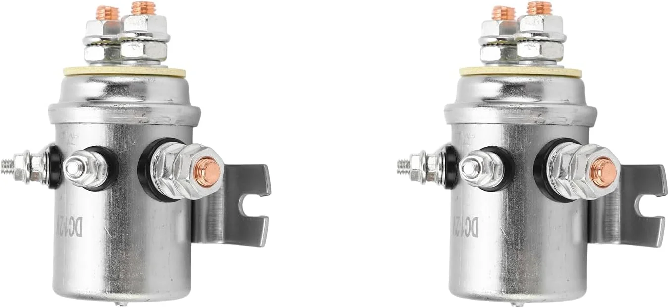 2 عدد رله وینچ DC12V 600A ضد آب، لوازم جانبی رله استارت برای خودروهای آفرود، ATV، رله وینچ برقی