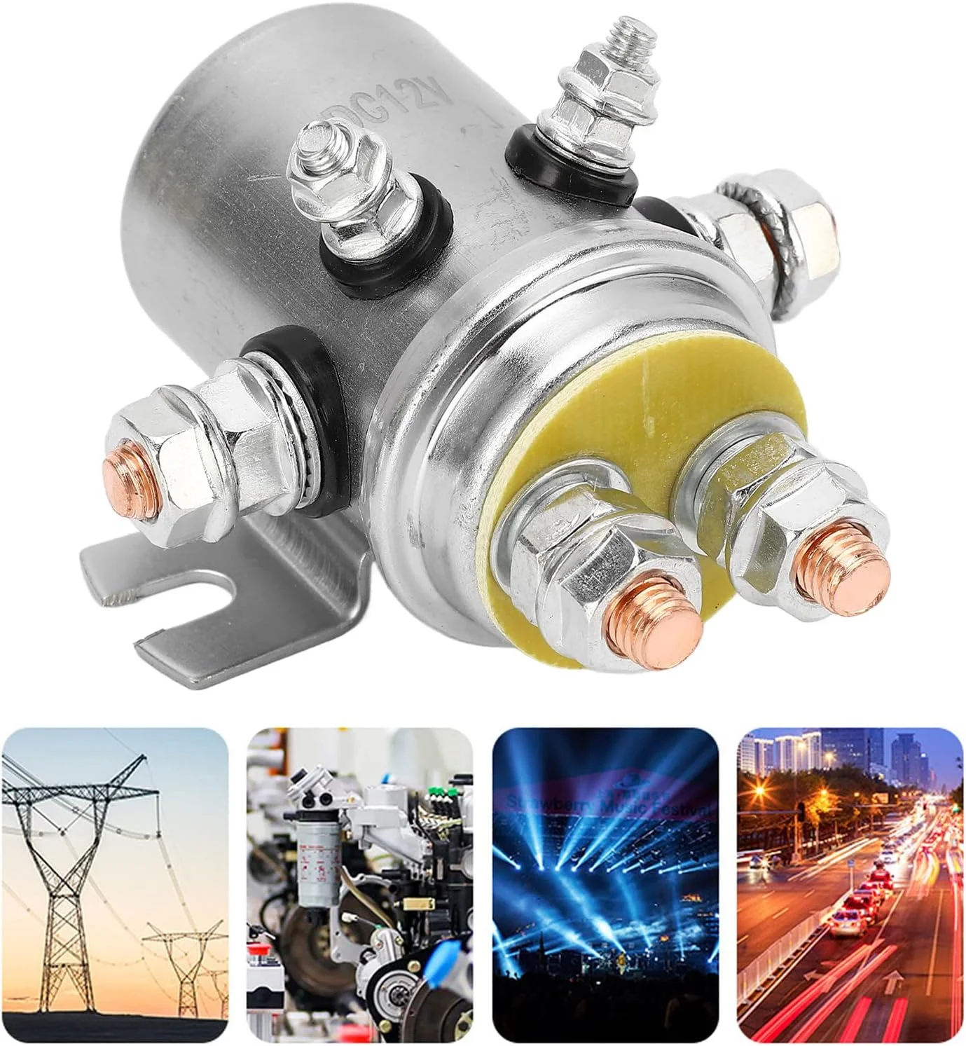 2 عدد رله وینچ DC12V 600A ضد آب، لوازم جانبی رله استارت برای خودروهای آفرود، ATV، رله وینچ برقی 2 عدد رله وینچ DC12V 600A ضد آب، لوازم جانبی رله استارت برای خودروهای آفرود، ATV، رله وینچ برقی