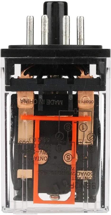 رله الکتریکی MK2P-I AC 220V، 8 پین 10 آمپر H رله الکترومغناطیسی عمومی، رله