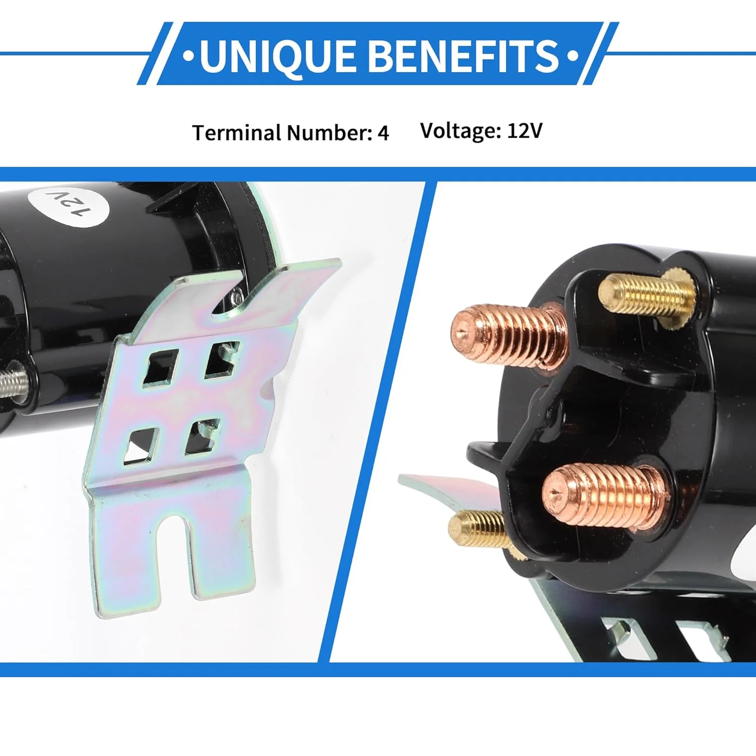 کیت رله سلونوئید خودرو برقی VekAuto RV 12 ولت 4 ترمینال، پلاستیکی فلزی مشکی کیت رله سلونوئید خودرو برقی VekAuto RV 12 ولت 4 ترمینال، پلاستیکی فلزی مشکی