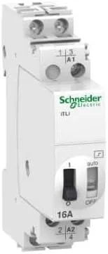 رله پالس Schneider A9C30815 iTLI 16A 1P 230VAC/110VDC، سفید