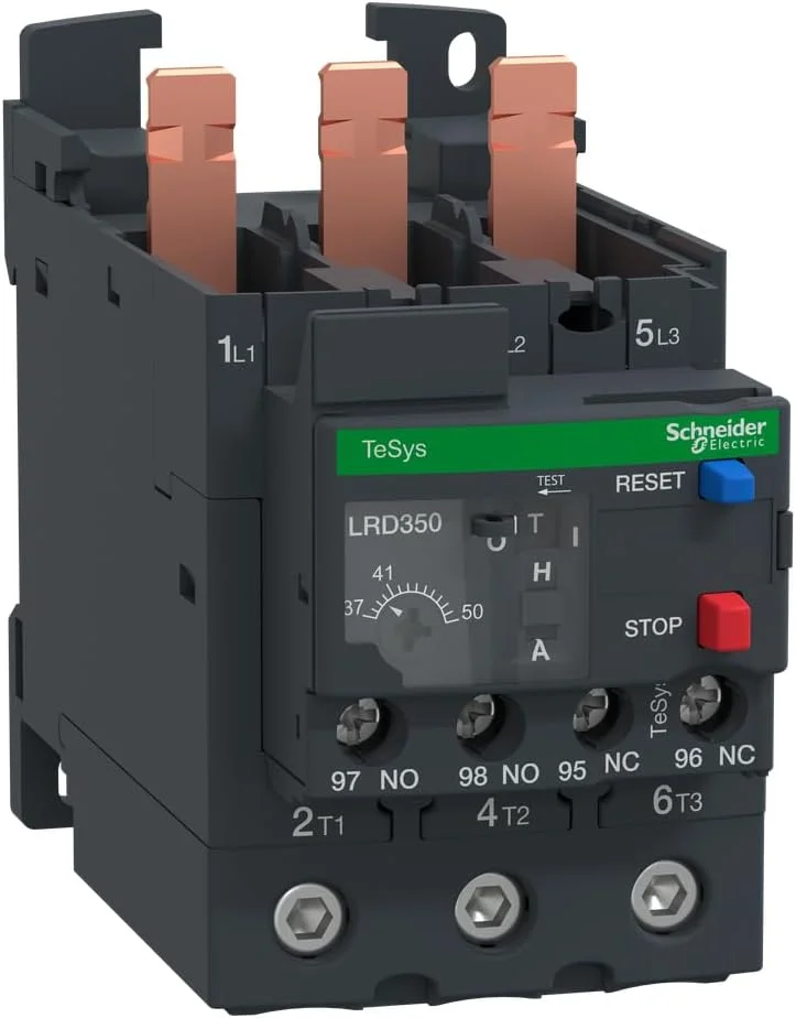 رله اضافه بار حرارتی Schneider Electric TeSys LRD - 37...50 آمپر - کلاس 10A، LRD350