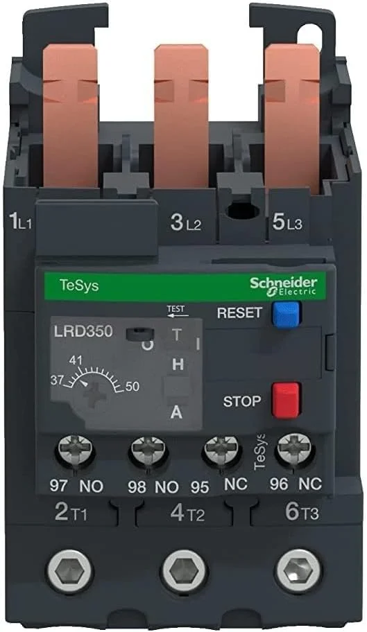 رله اضافه بار حرارتی Schneider Electric TeSys LRD - 37...50 آمپر - کلاس 10A، LRD350