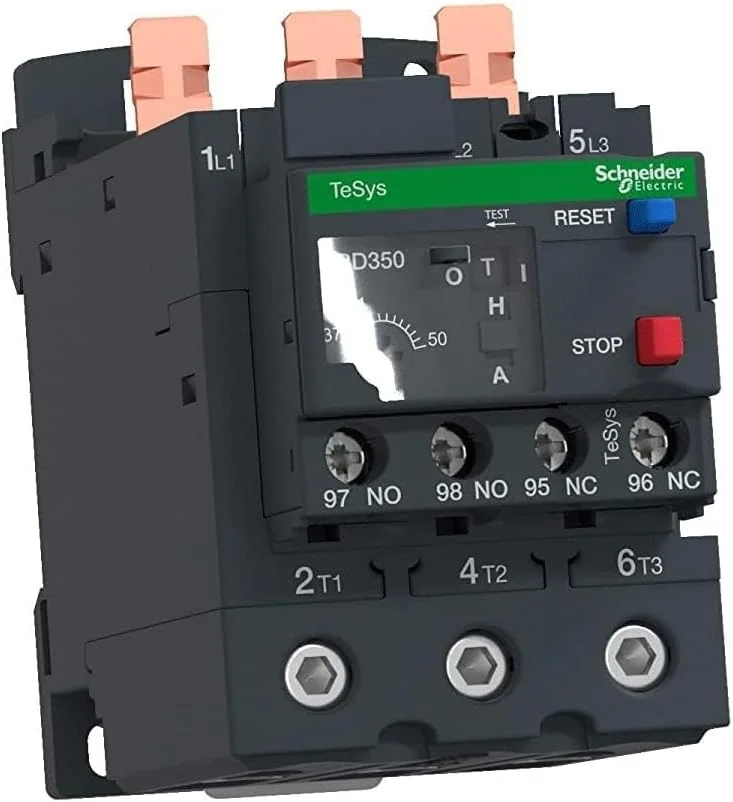 رله اضافه بار حرارتی Schneider Electric TeSys LRD - 37...50 آمپر - کلاس 10A، LRD350