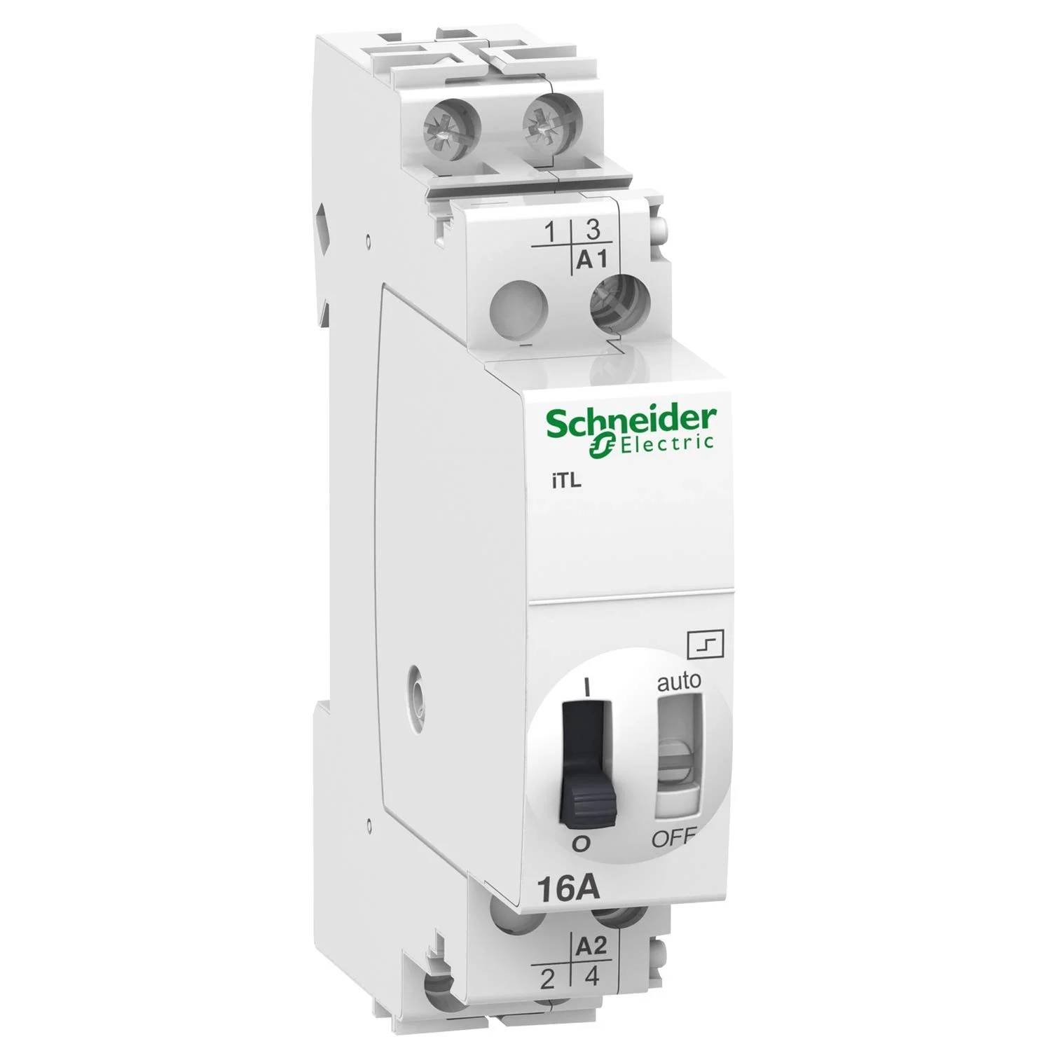 رله پالس اشنایدر الکتریک A9C30112 iTL 16A 2P 24VAC/12VDC، سفید، مجموعه 12 عددی