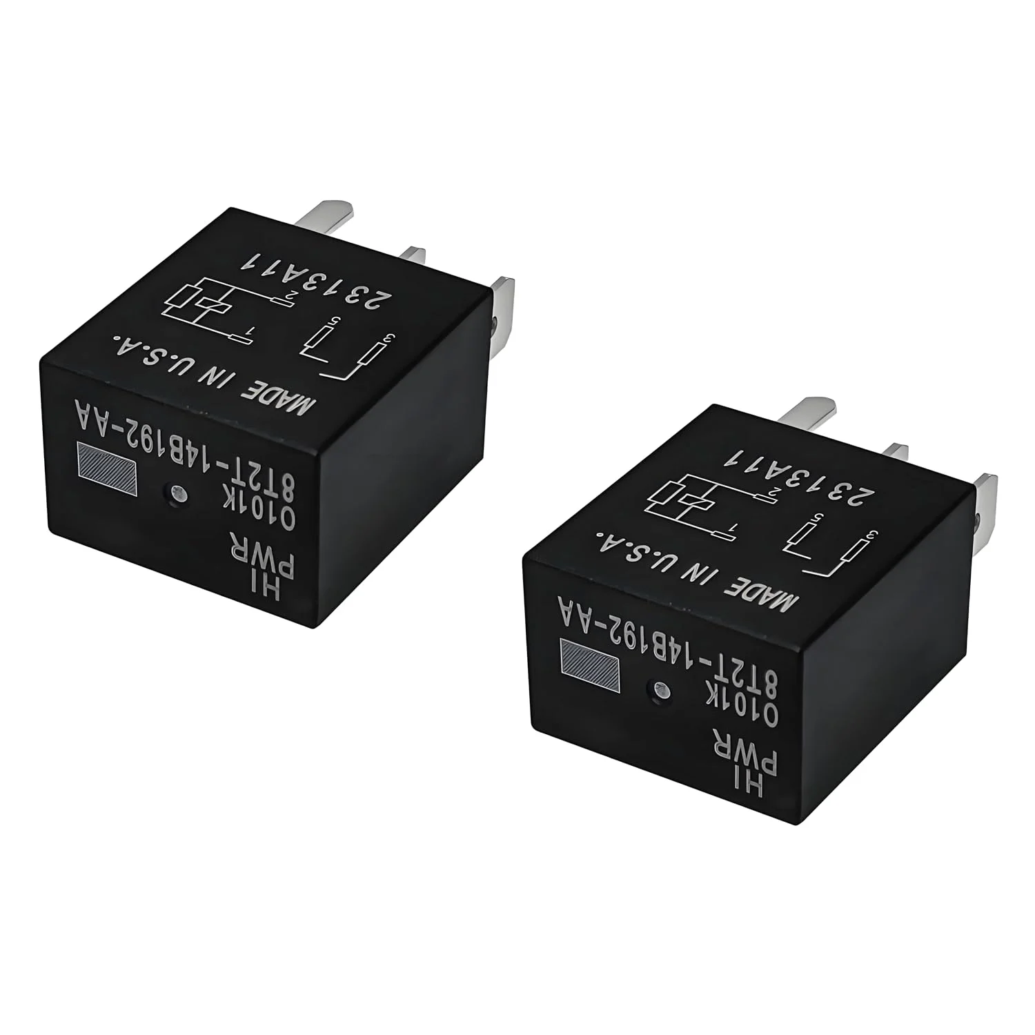 رله 2 عددی 8T2T-14B192-AA | رله خودرویی 12 ولت DC 4 پین جایگزین سازگار با مدل های منتخب فورد