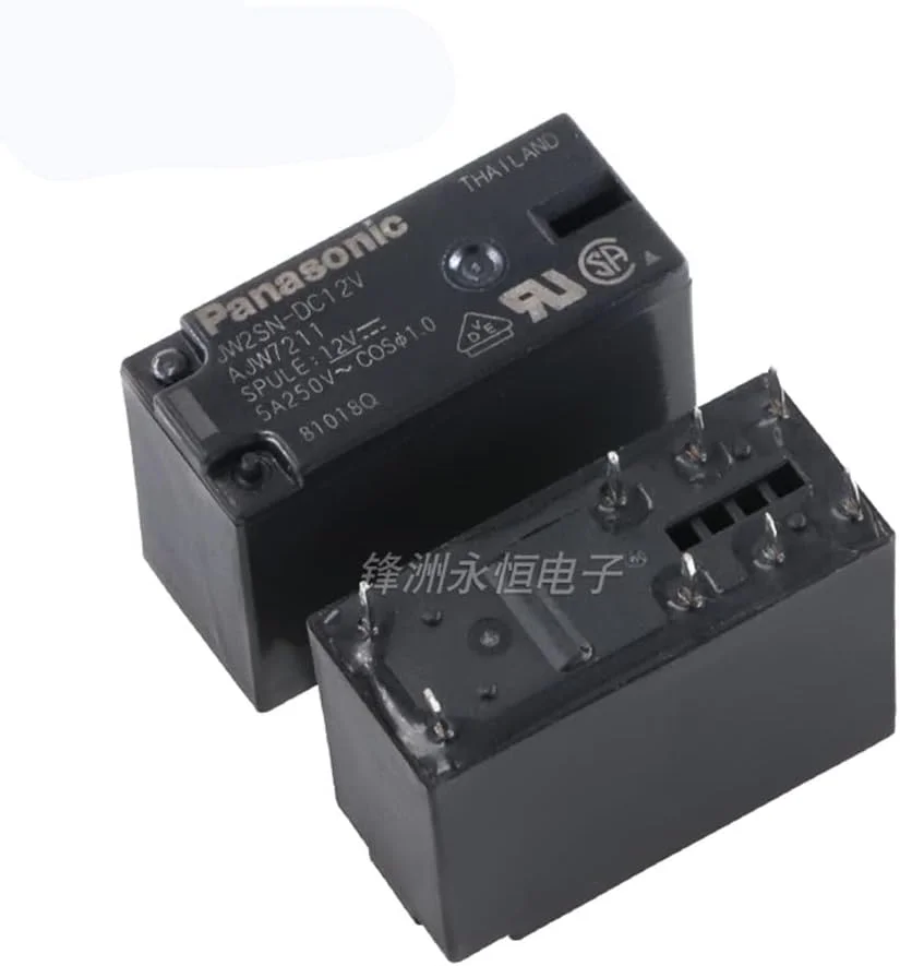 AETOOL - رله 2 عددی JW2SN-DC24𝖵 DC12𝖵 JW1FSN 8 پین / 5 آمپر / 250𝖵AC G2R (JW1FSN-12V)