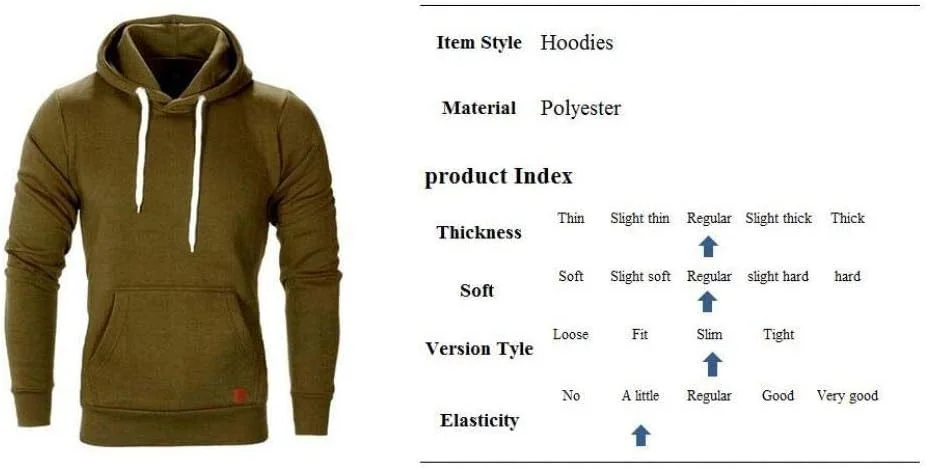 هودی مردانه آستین بلند TQSDYY مناسب پاییز و بهار، تاپ کژوال و لباس ورزشی پسرانه