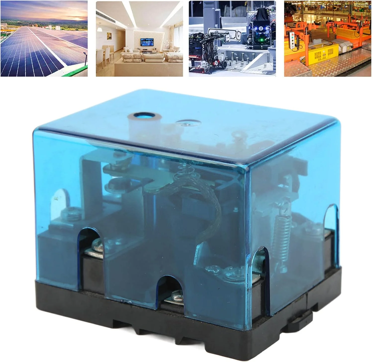 رله قدرت بالا Fyearfly AC250V 120A، رله مقاوم در برابر شعله، رله جریان مقاوم در برابر درجه حرارت بالا، قطعات الکتریکی (ولتاژ نامی: AC250V، ولتاژ سیم پیچ: AC220V)