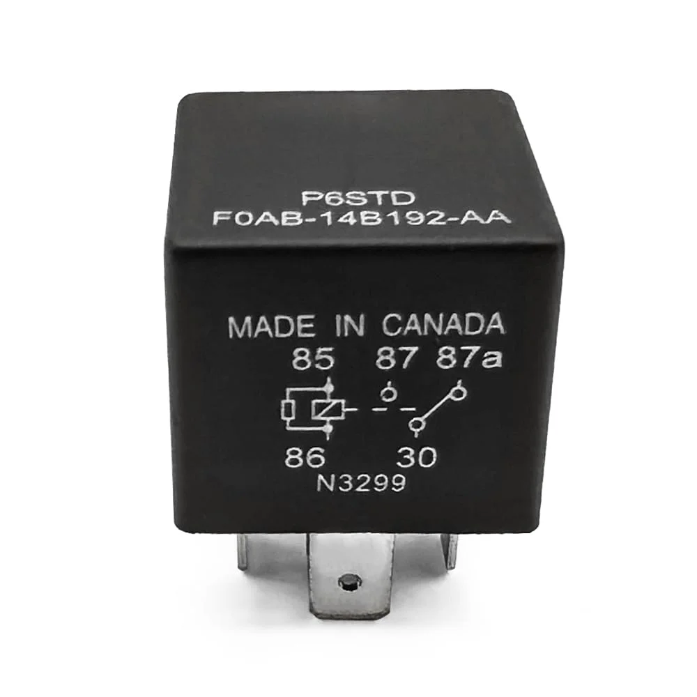 رله خودرویی MATERIG 40 آمپر 12 ولت DC 5 پین، P6SDT FOAB-14B192-AA، سازگار با خودروهای فورد، جایگزین با عملکرد بالا برای سیستم های الکتریکی بسته 4 عددی